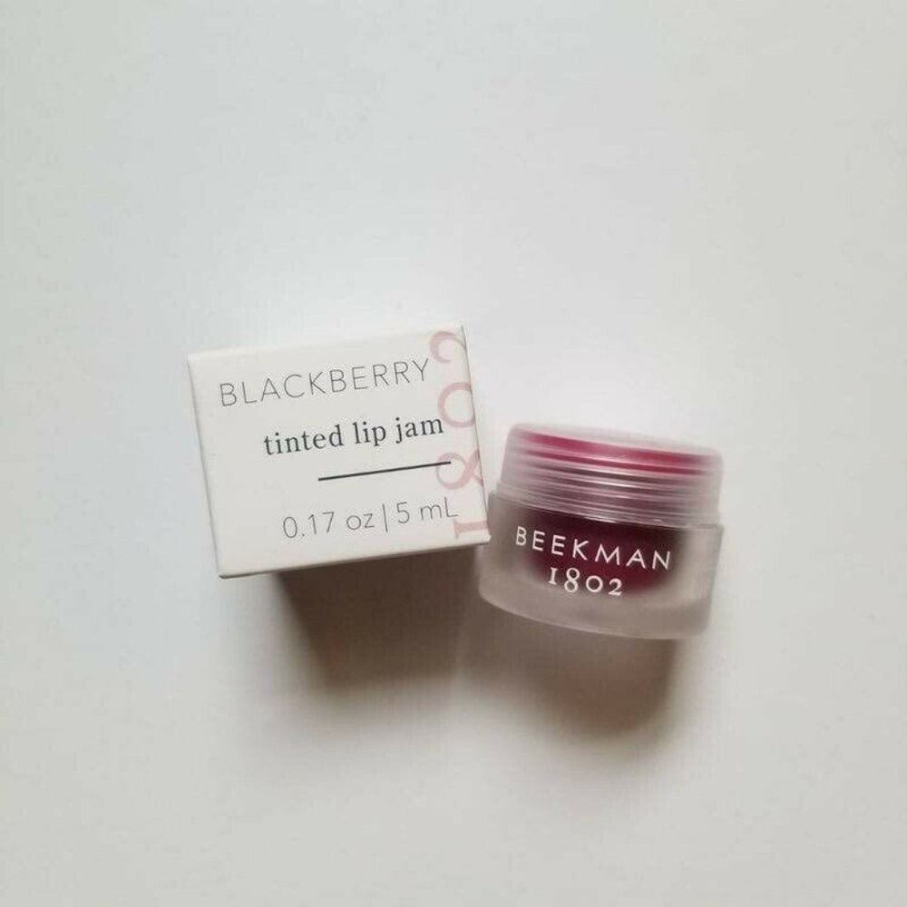 Beekman 1802 Fresh Blackberry Goat Milk Tinted Lip Jam Cruelty-Free *BRAND NEW*